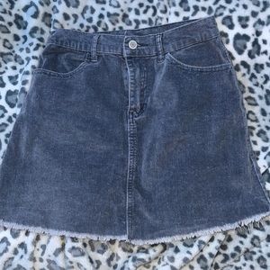 Denim looking mini skirt